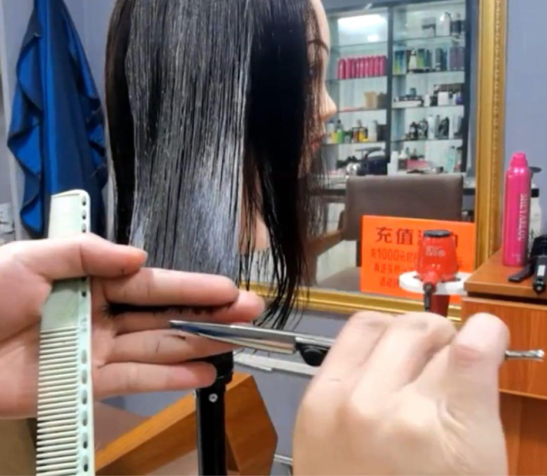 プロ仕様理容用日本製ステンレスシザーズすきバサミローズゴールデン