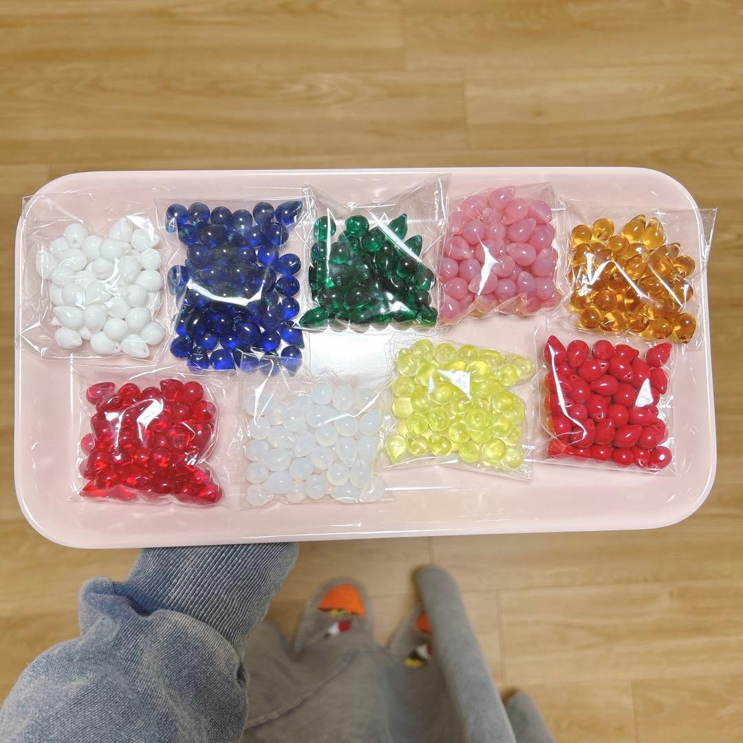 no.464／a'moureveビーズネックレス ハンドメイド アレルギー対応