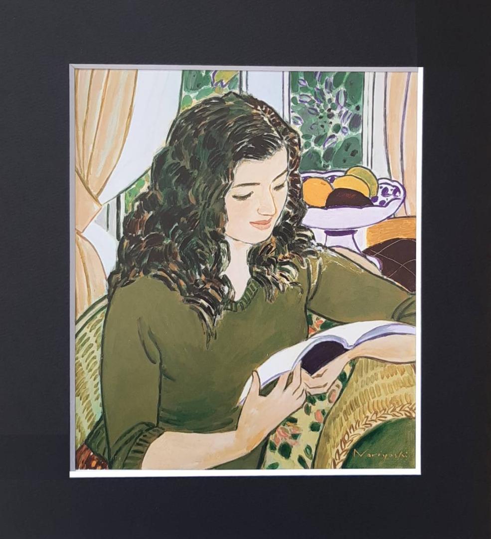 坂口紀良、「窓辺の読書」、希少画集の額装画、人気作品 2026年最新】Yahoo!オークション -坂口紀良の中古品・新品・未使用品一覧