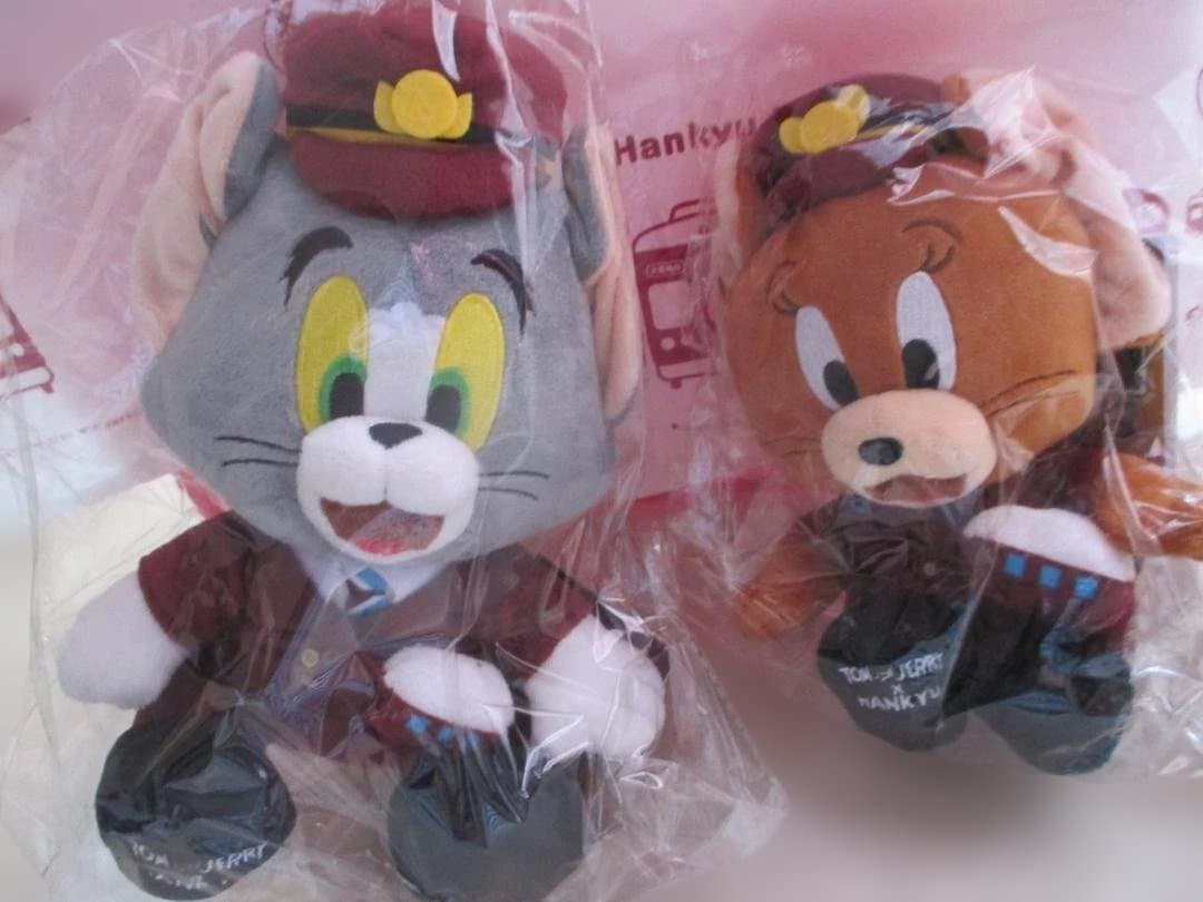 未開封　阪急電車×トムとジェリー　ぬいぐるみ トムとジェリーの阪急電車コラボアイテム販売中 | TikTok