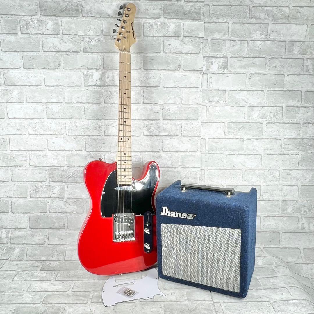 プレイテック テレキャスタータイプ エレキギター アンプセット Amazon | PLAYTECH (プレイテック) ギター入門セットII テレキャス