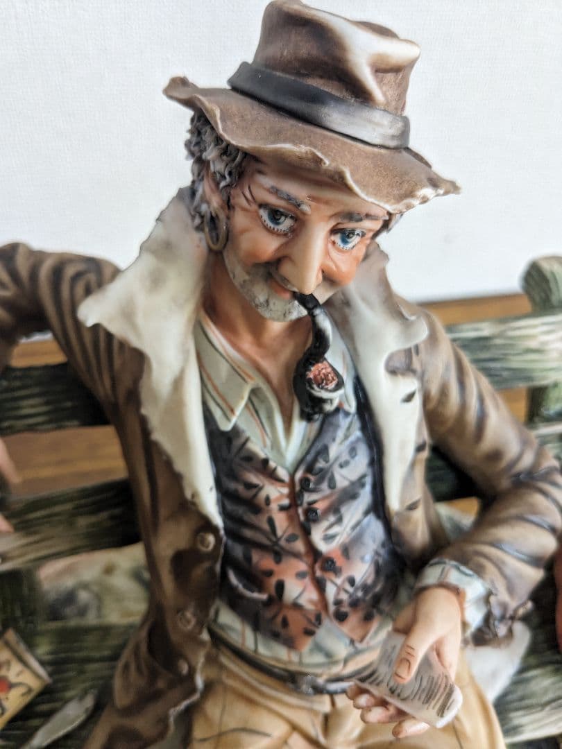 イタリア製 カポディモンテ フィギュリン 陶人形 置物 - メルカリ