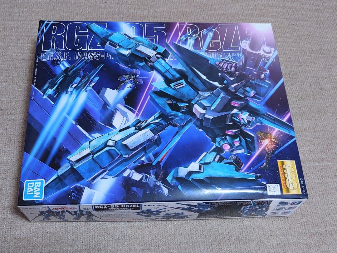 ☆全国送料無料☆新品未組立プラモデルガンプラバンダイMGリゼル㊺ MG 1/100 RZG-95C リゼル(隊長機) - バンダイプラモデルWEB取説
