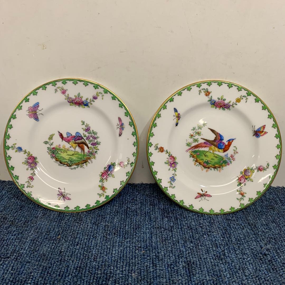 アンティーク食器 Copeland Spode コープランド・スポード 鳥 SPODE COPELAND Cup & Saucer Set / 英国 スポード カップ＆ソーサー