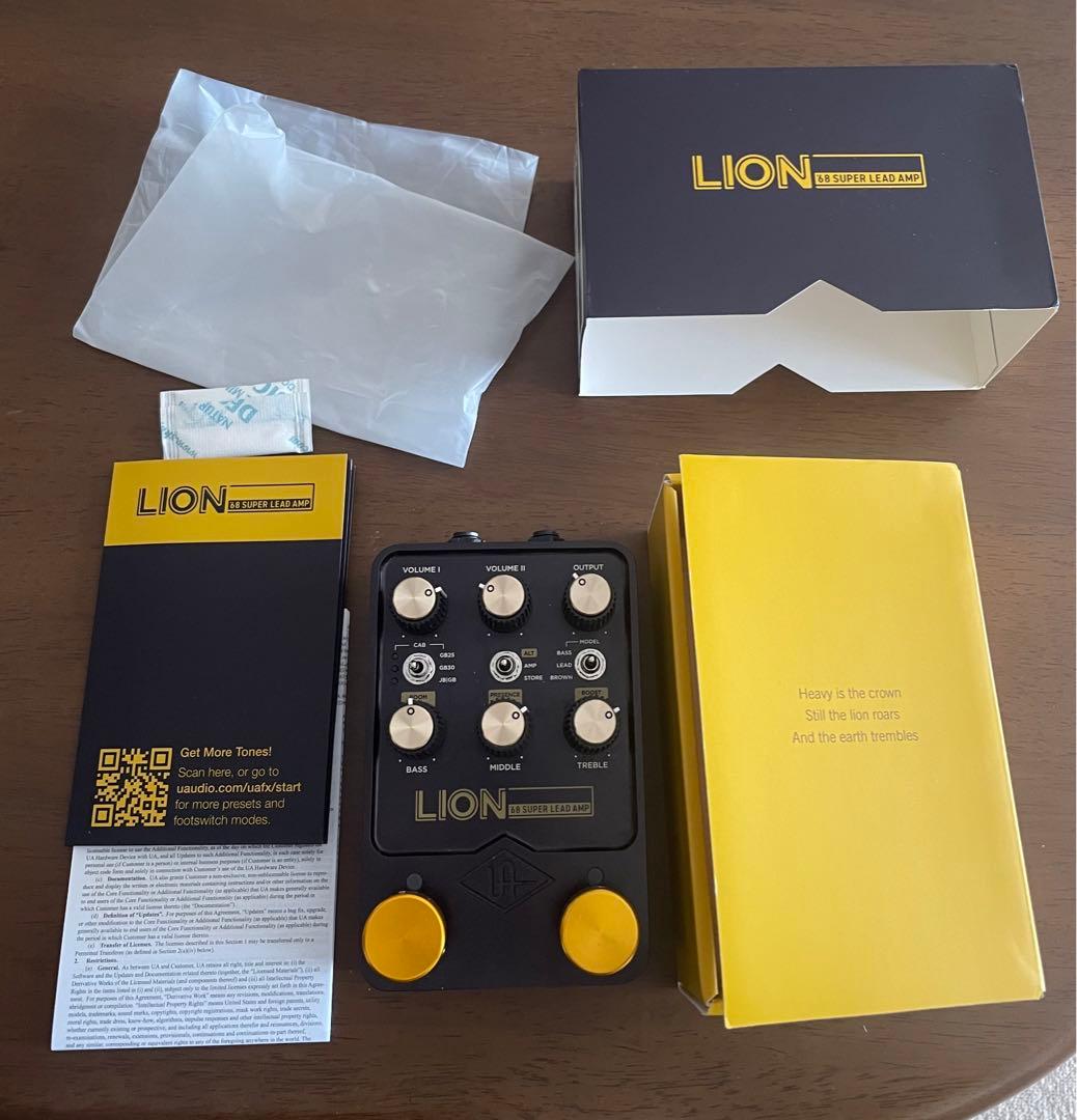LION 68 Super Lead Amp ギターエフェクター Universal Audio UAFX Lion '68 Super Lead Amp Effects Pedal
