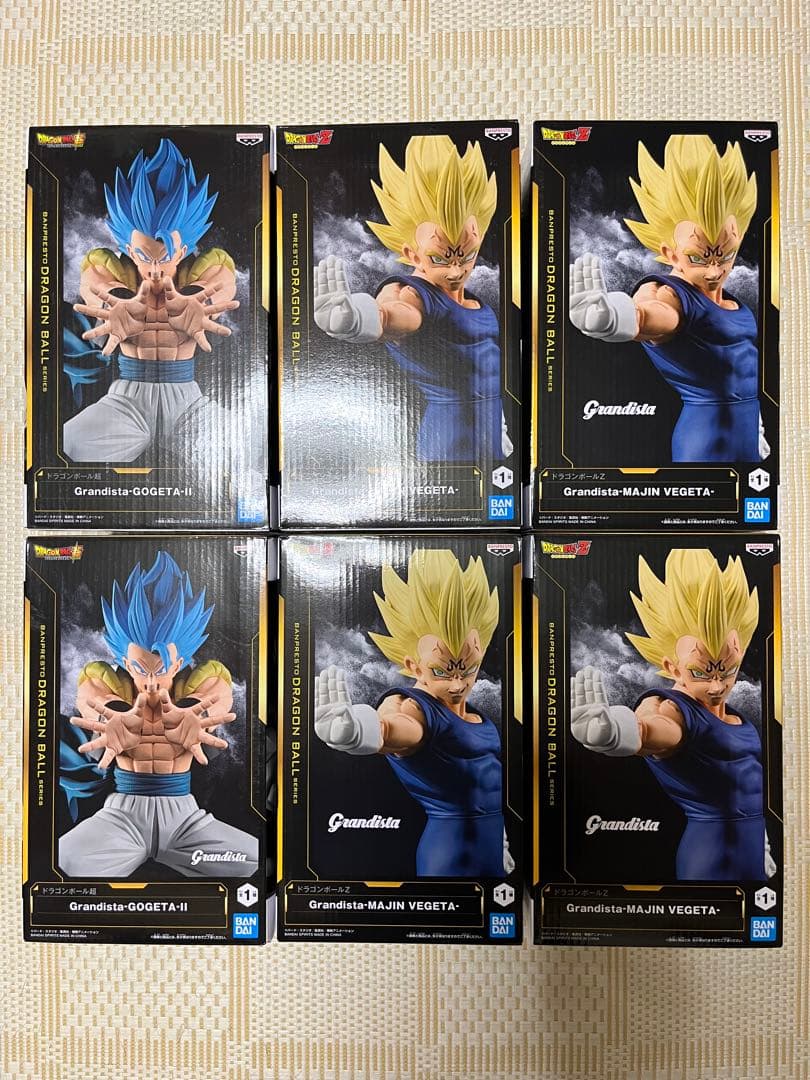 Grandista ドラゴンボールZ ゴジータ 魔人ベジータ フィギュア 6点