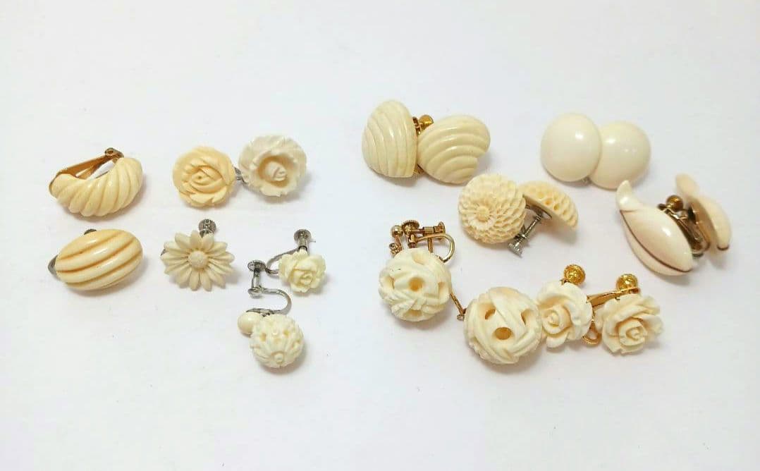 Y3304-1 高級彫刻 アクセサリー その他 セット 約90点 462.3g