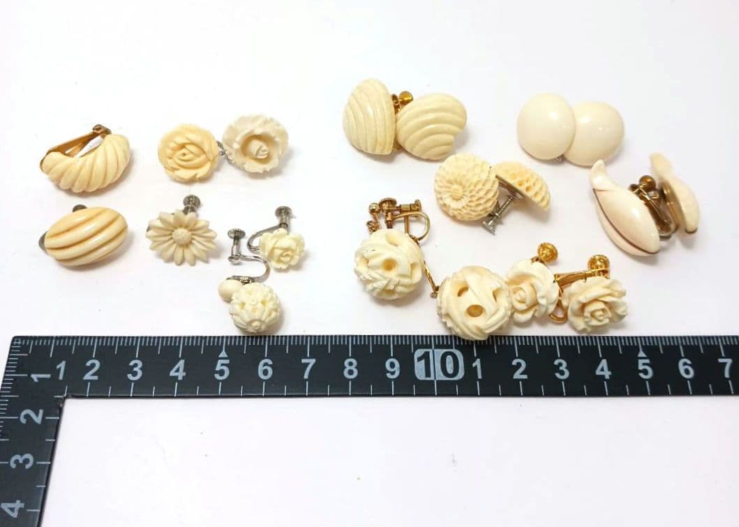 Y3304-1 高級彫刻 アクセサリー その他 セット 約90点 462.3g