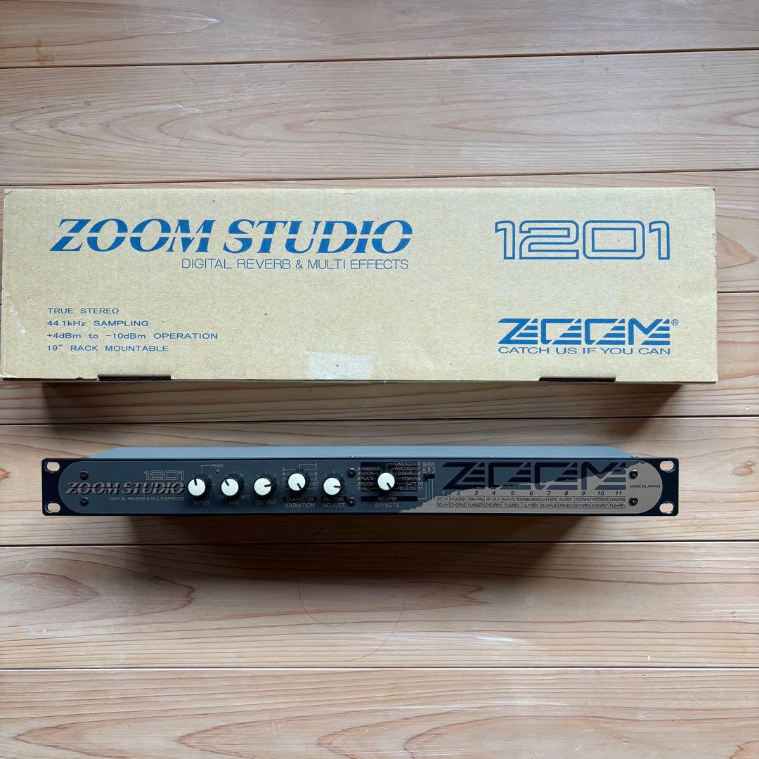 ZOOM 1201 デジタルリバーブ&マルチエフェクツ　動作品　箱付 ZOOM STUDIO 1201 Digital Reverb & Multi Effects Unit | eBay