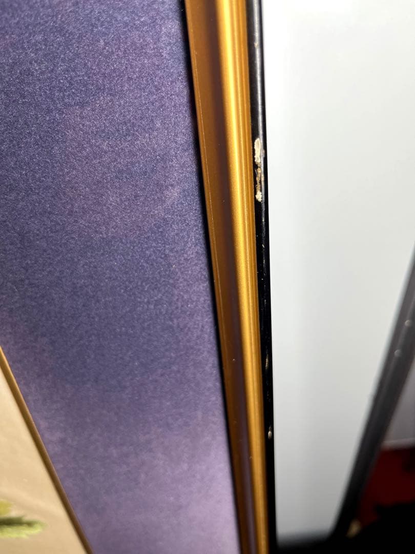 レア 希少【湘綉】ヴィンテージ 刺繍額 中国画 美術品 古美術 ガラス額