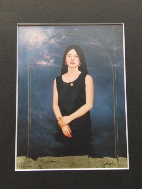 コルドバッチェ・マンスール、【M嬢】、希少な額装用画集より、新品額装付