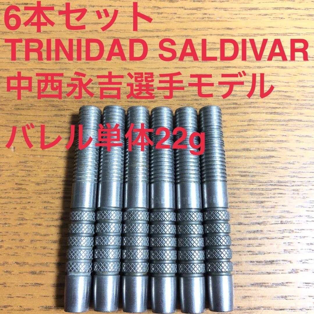 6本セット中西永吉SALDIVARサルディバルTRINIDAD定価22000円 ダーツ バレル TRiNiDAD PRO Saldivar 中西永吉 選手考案モデル