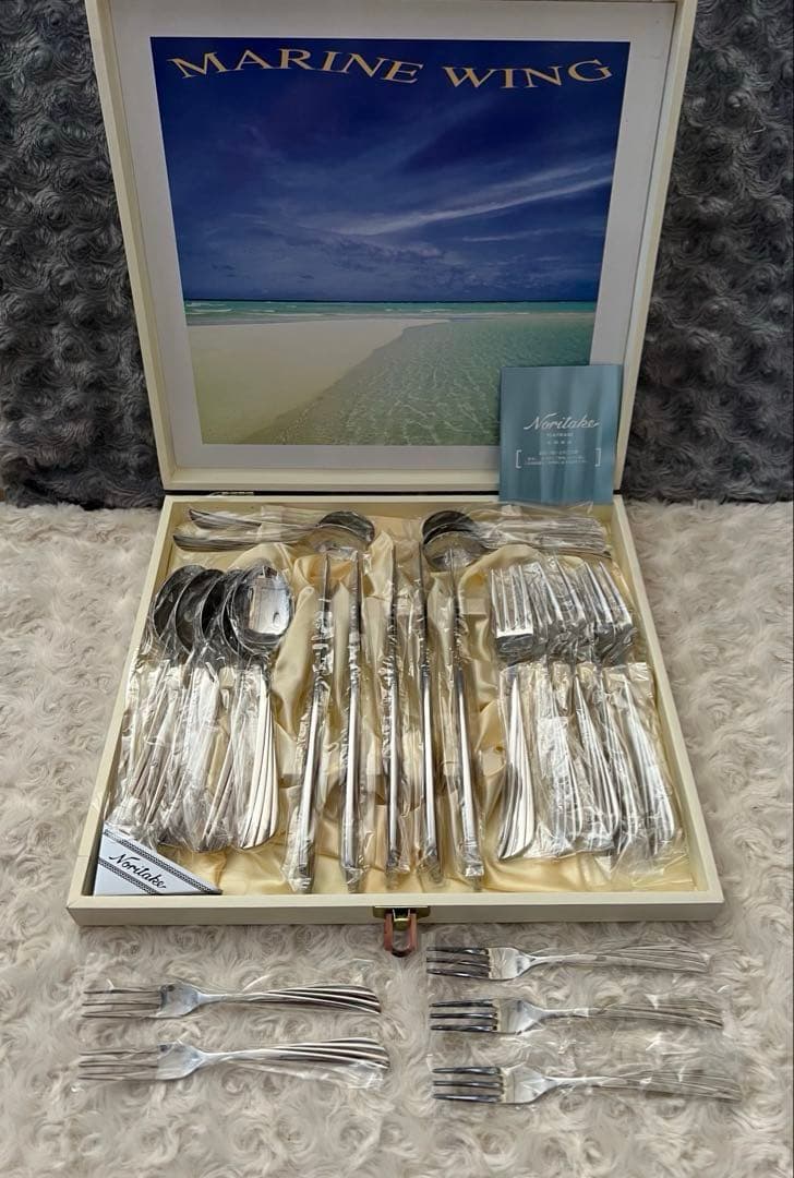 ノリタケ　カトラリーセット　マリンウイング　ディナーセット〈25本セット〉 ノリタケ カトラリーセット エモーション ディナーセット〈31本セット