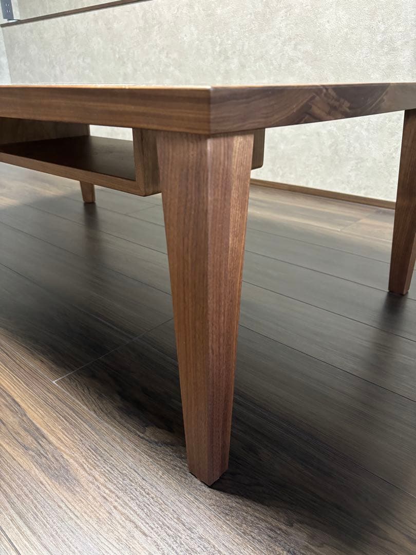 新品 家具蔵 KAGURA 無垢材 リビングテーブル フレスコ