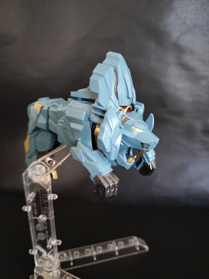 テガソード ミニプラ 全塗装 オリジナルカラーレオンバスター ティラノ