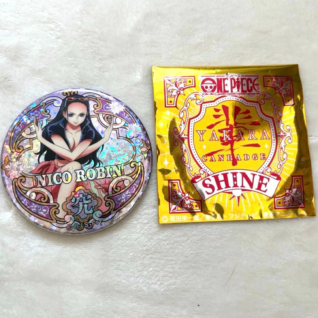 ONE PIECE 輩缶バッジ 21弾 SHINE ニコ・ロビン - メルカリ