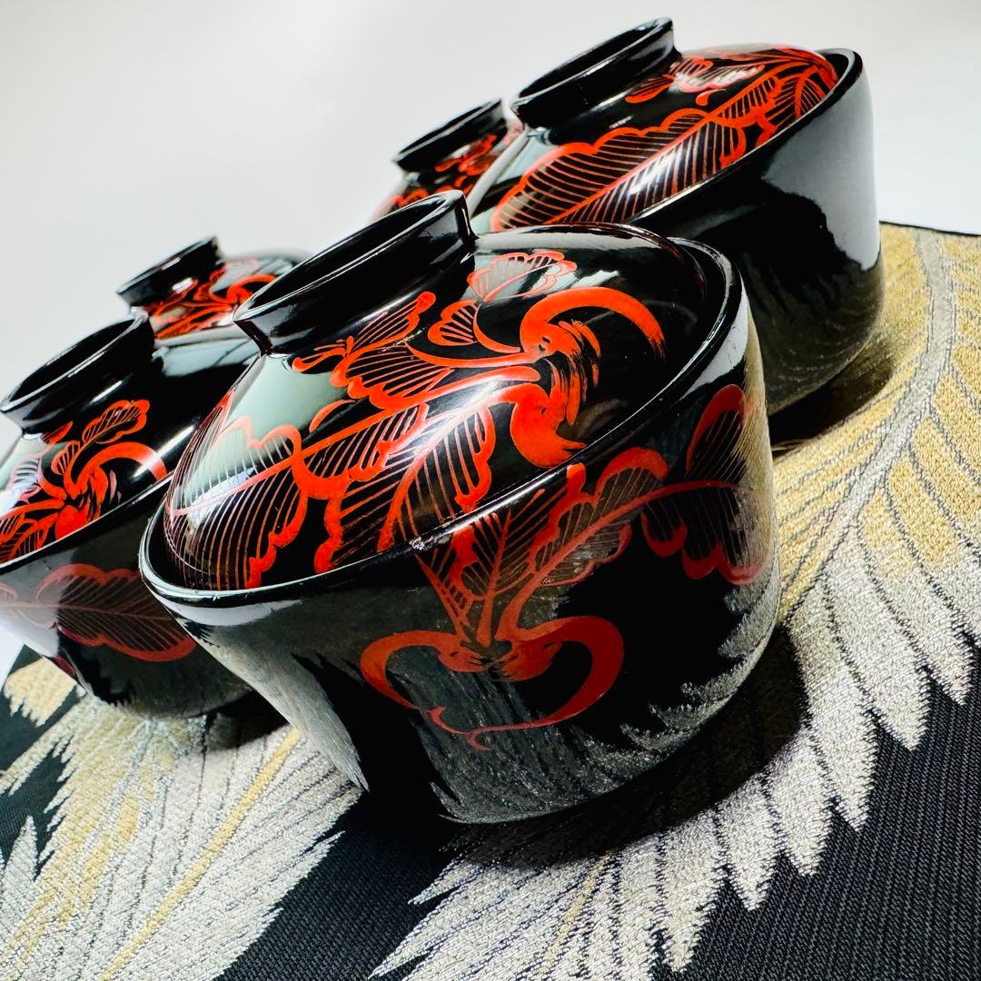 漆器　輪島塗　大根彫　細工　木製　蓋付椀　茶碗　吸物椀　5客 輪島塗 椀」の人気商品一覧 | 安い商品を通販サイトから探す - 価格.com