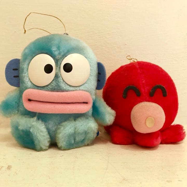 1991年製 昭和 レトロ はんぎょどんと さゆりちゃん ぬいぐるみ 非売品 サンリオ 非売品 ハンギョドン さゆりちゃん ぬいぐるみ 昭和レトロ