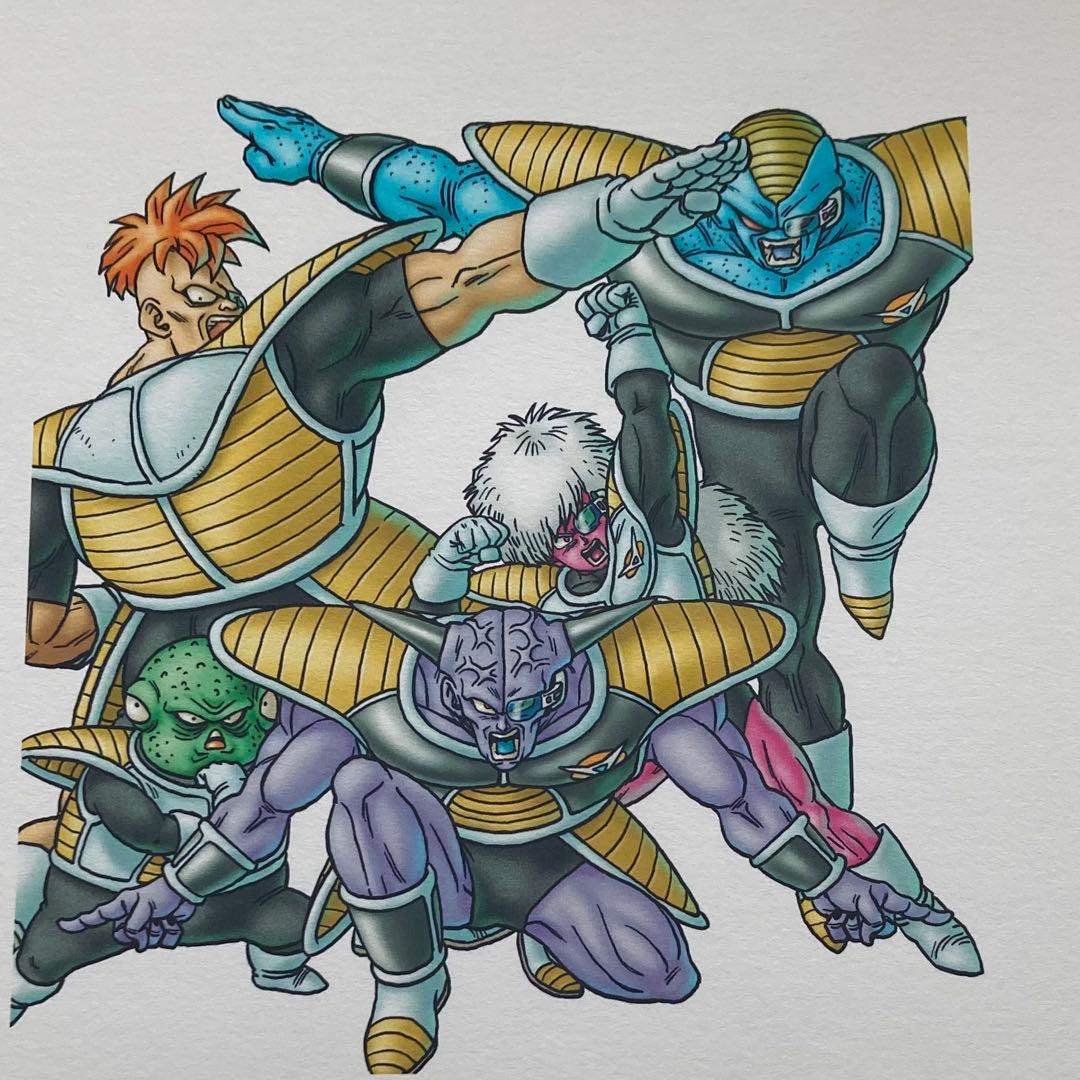 ドラゴンボール 完全版コミックス表紙絵 複製原画 ギニュー特戦隊 鳥山明