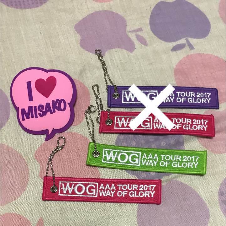 AAA w.o.gグッズ AAA DOME TOUR 2018 COLOR A LIFE オフィシャルグッズ