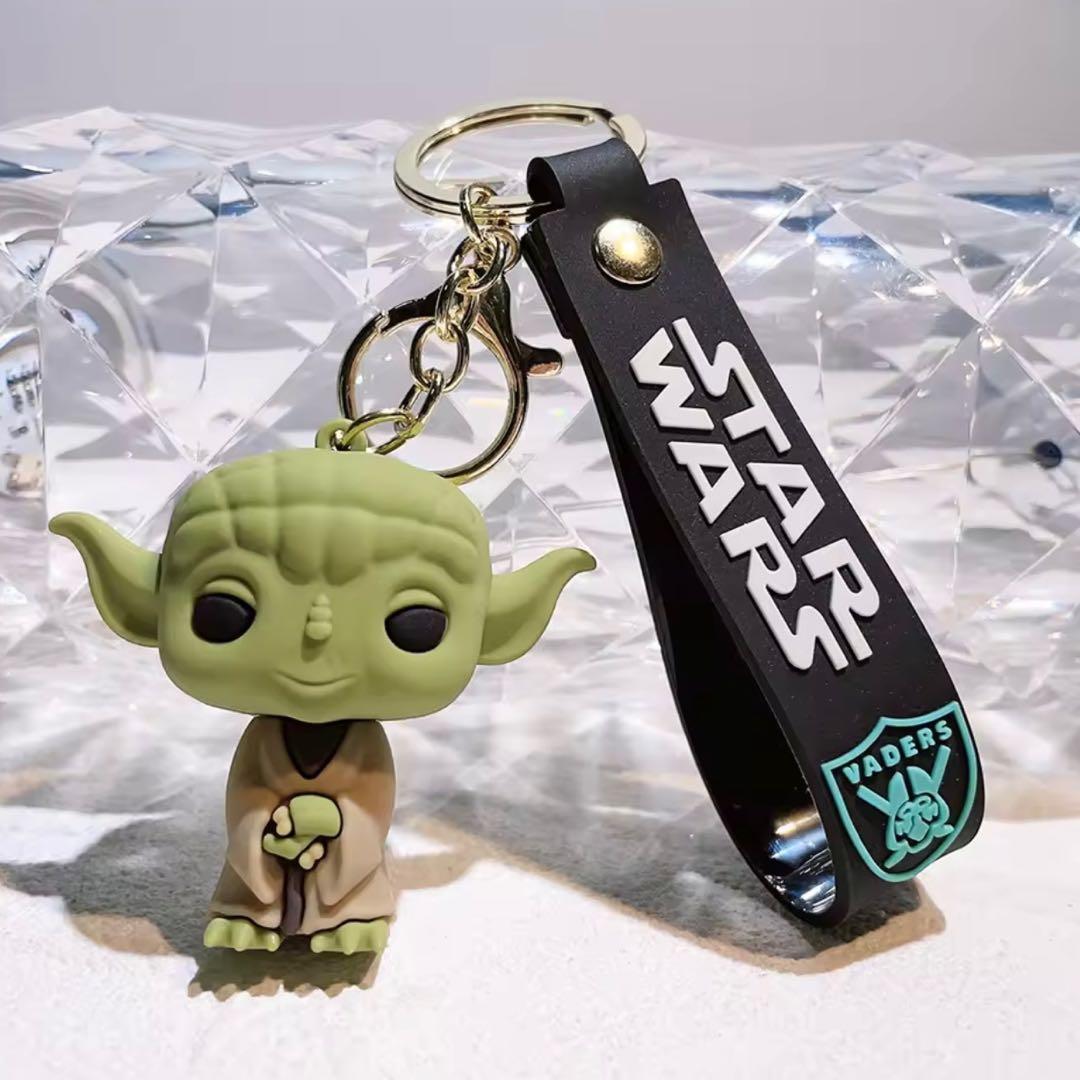 star wars スターウォーズ ヨーダ キーホルダー ストラップ - メルカリ