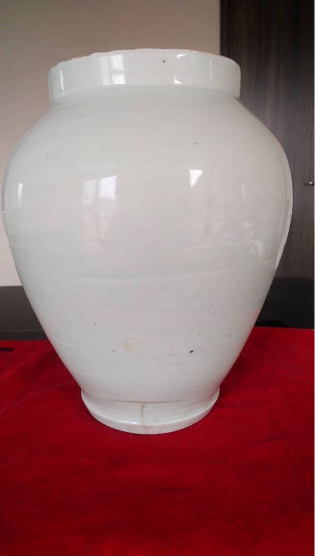 白磁壺　古伊万里　アンティーク　李朝　古美術　古道具　花器 李朝 白磁青花草文壺（1392–1897CE） | 入蘆花（ロカニイル）