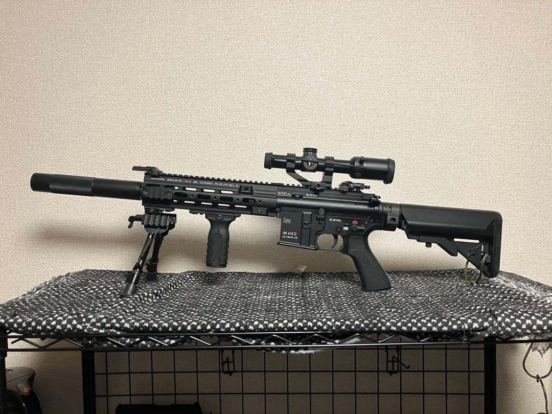 GACKT様用　次世代電動ガン　HK416 デルタカスタム　ブラック 次世代 HK416 デルタカスタム ブラック 東京マルイ 電動ガン