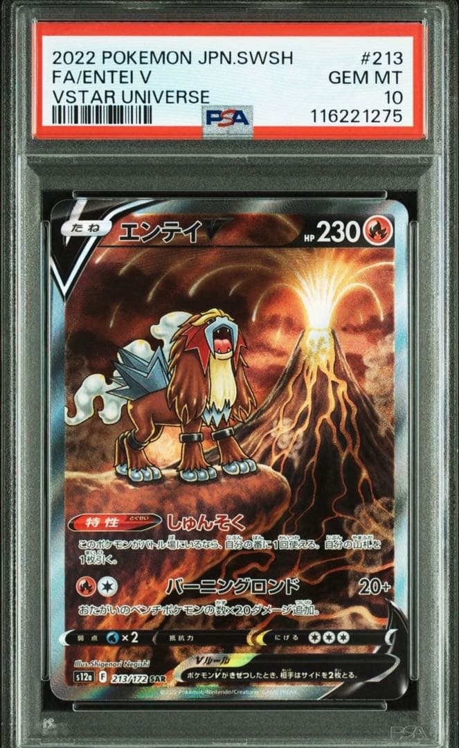 PSA10 連番】エンテイV スイクンV ライコウV SAR【Vユニ】