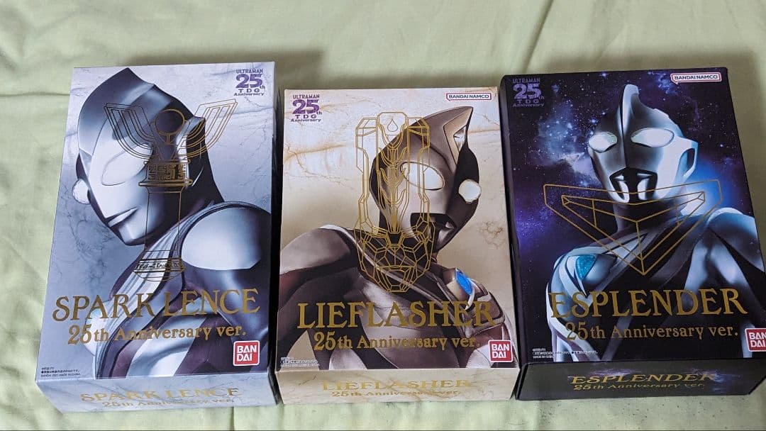 ウルトラレプリカ 25th anniversaryVer. TDGセット ティガ25周年記念！ウルトラレプリカ【ブラックスパークレンス 25th