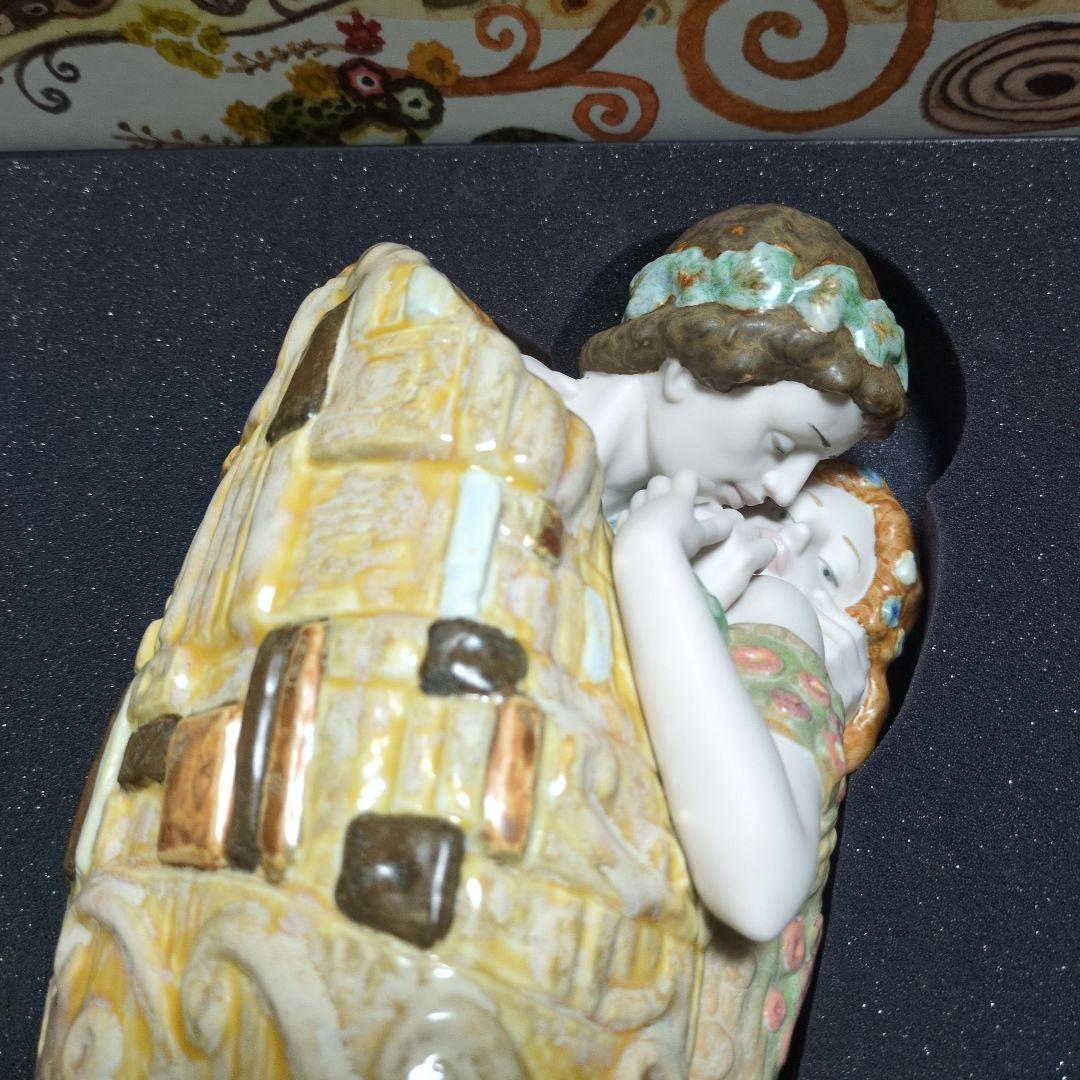希少）リヤドロ 接吻 グスタフ・クリムト NO.8204 陶器人形 - メルカリ
