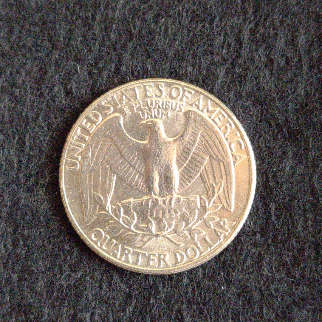 リバティクオーターDollar25セント1990年Dジェファーソン❀アメリカ美品 ☆コレクター必見！！ ビンテージ リバティ コイン アメリカ 1983