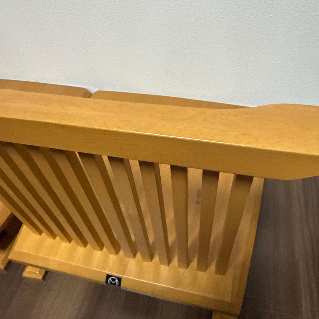 ミキモク ZENシリーズ 2脚セット 座椅子 ローチェア イス 天然木 希少