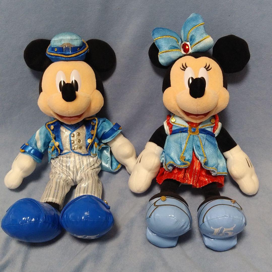 TDS15周年限定ミッキー＆ミニーぬいぐるみ 東京ディズニーシー - メルカリ
