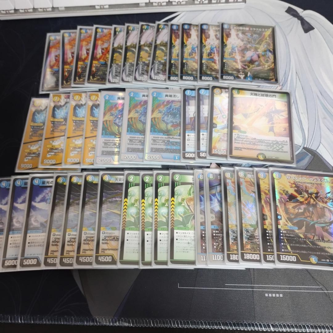 トリーヴァアルファディオスデッキ＆パーツ 2452 青緑白アルファディオス(トリーヴァアルファディオス