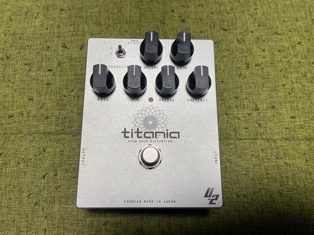 KarDiaN Titania V2 ハイゲイン・ディストーション KarDiaN TITANIA V2 エフェクター ハイゲインディストーション