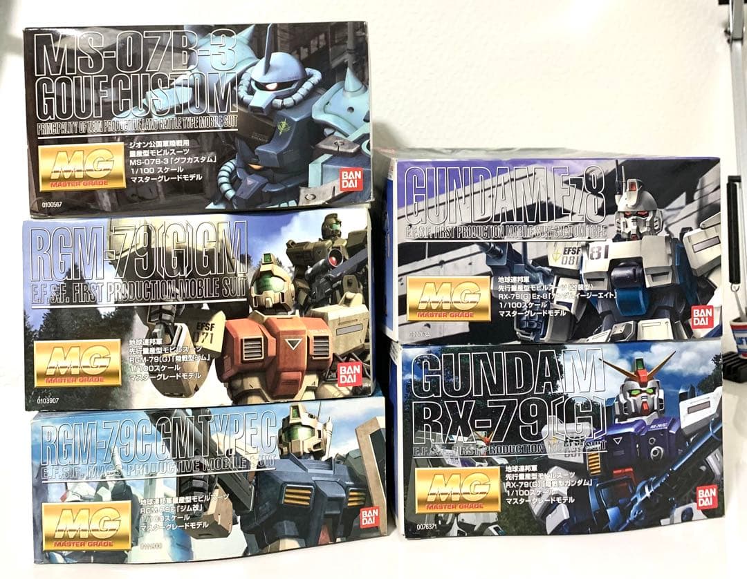 MG 5種セット（内1点 訳あり） RG HG ガンダムユニコーン ガンプラセット