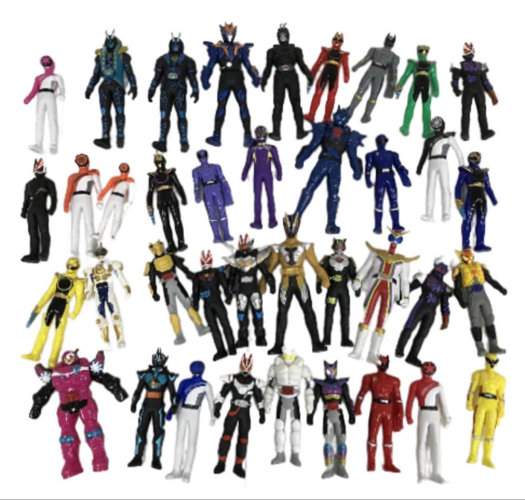 仮面ライダー ソフビ 戦隊 フィギュア おまとめ 38点 - メルカリ