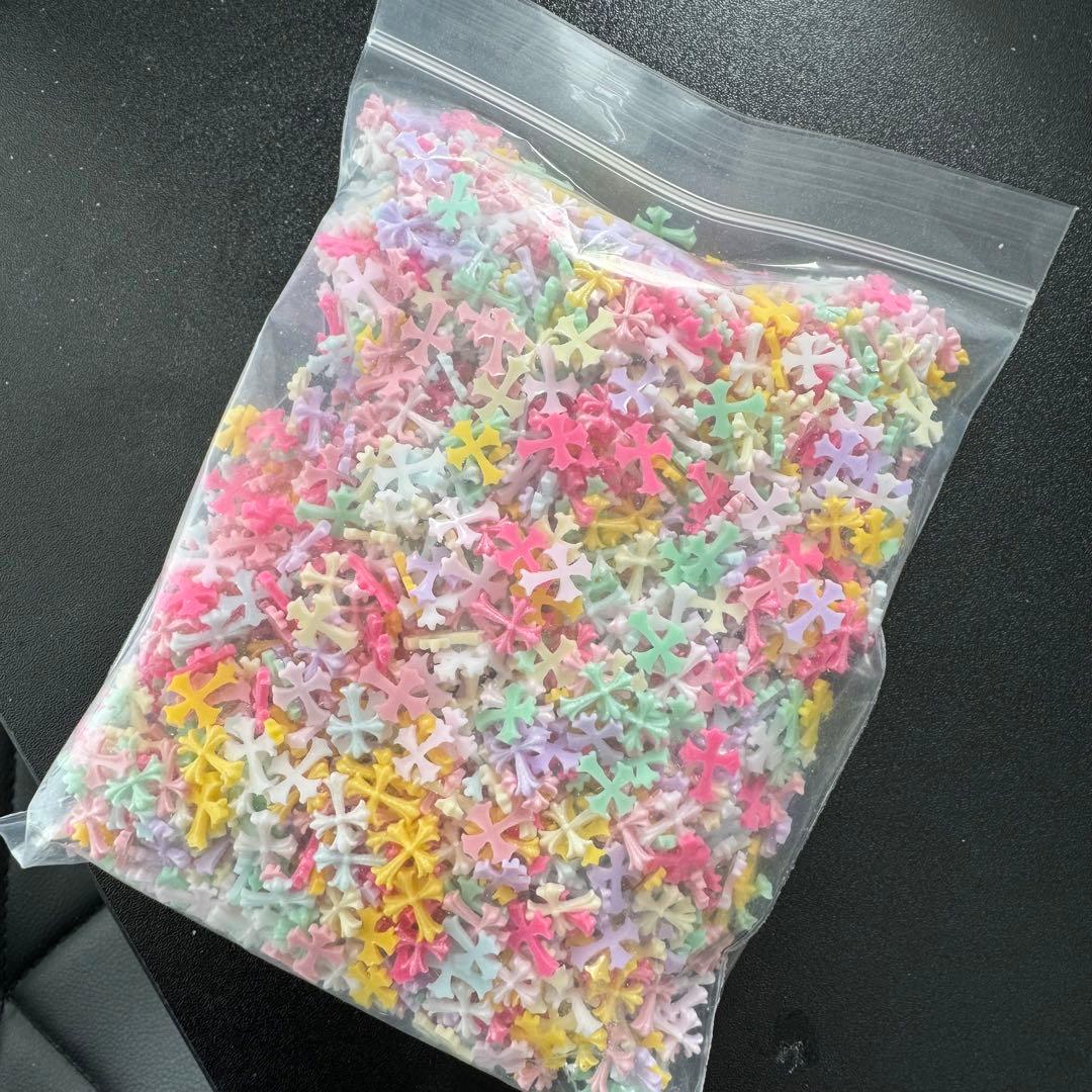 クロム　ネイルパーツ　約2000個 スーパーロングネイル クロムハーツ ギャル Y2K シズニ ネイルチップ