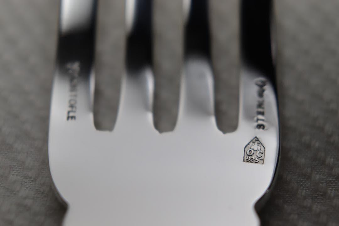 クリストフル□スターリング925製フィッシュフォーク□ジュベール