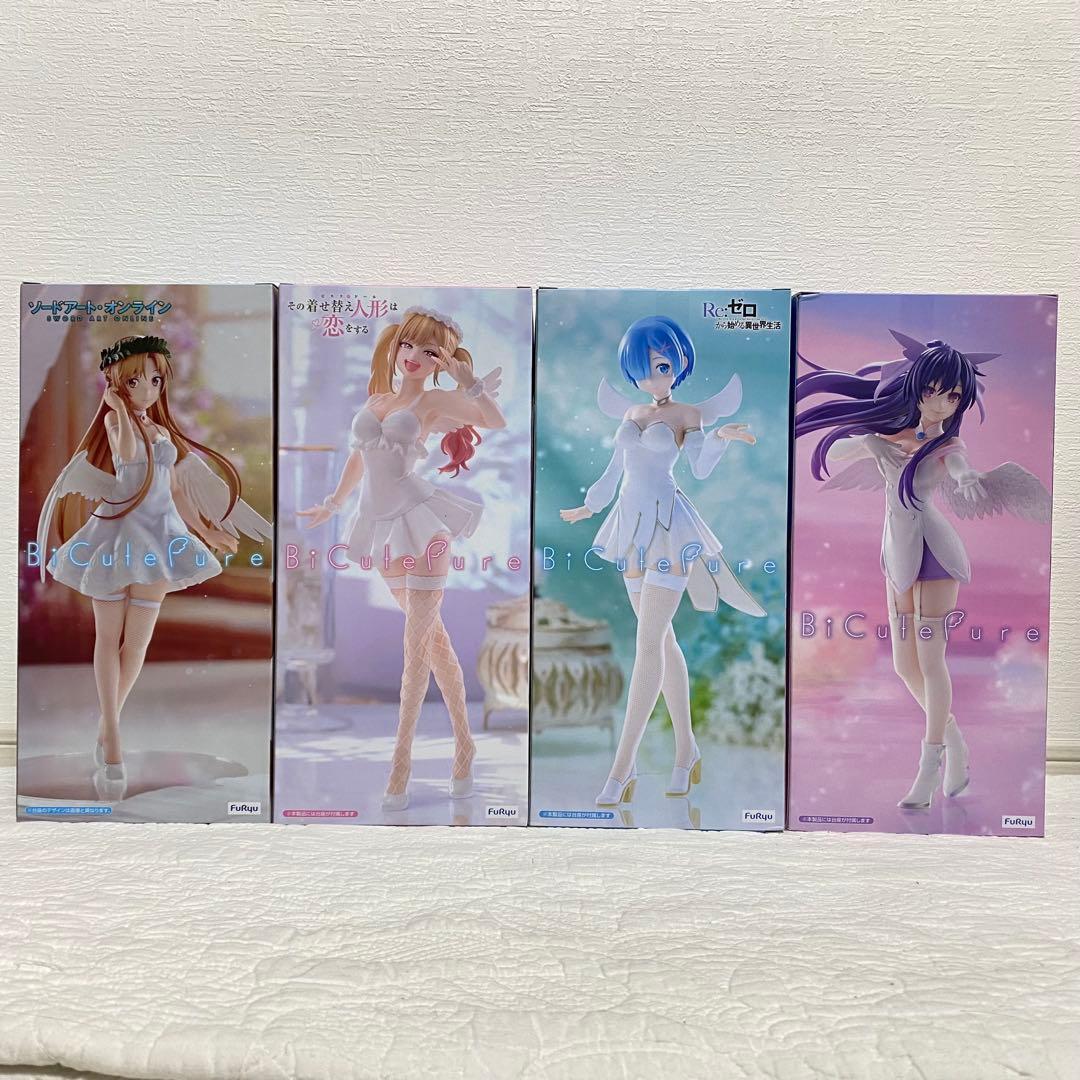 BiCute Pure Figure アスナ 喜多川海夢 レム 夜刀神十香 4種 - メルカリ