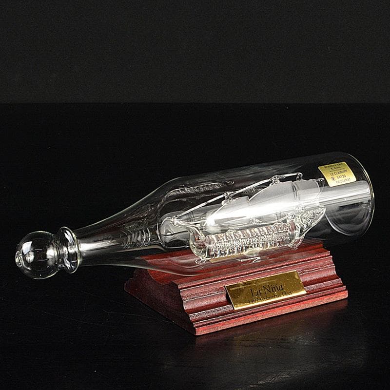 Baccarat　バカラ　ボトルシップ　コロンブスフリート　V　R7021 BaccaratバカラボトルシップコロンブスフリートVR7021