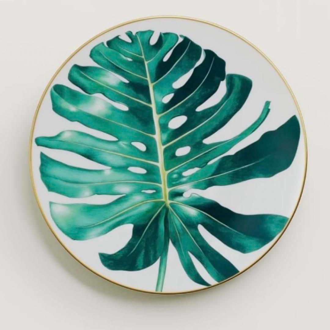 エルメス　皿　テーブルウェア　ホーム　お皿　食器　自然　植物　ゴールド エルメス食器モザイク ゴールドを使ってモーニング | 薔薇に囲まれて