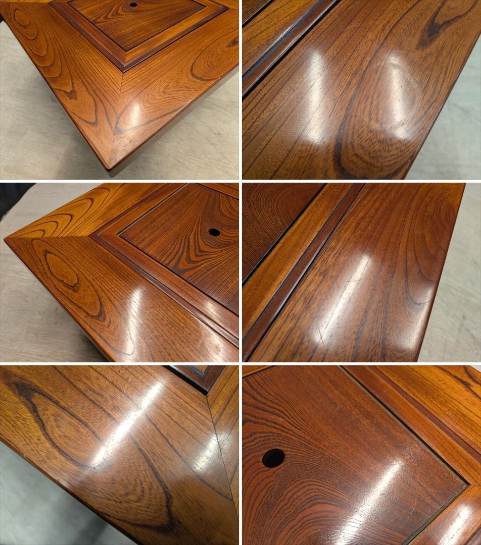 欅 ケヤキ 無垢 関西火鉢 箱火鉢 角火鉢 火鉢 囲炉裏 いろり 炉端