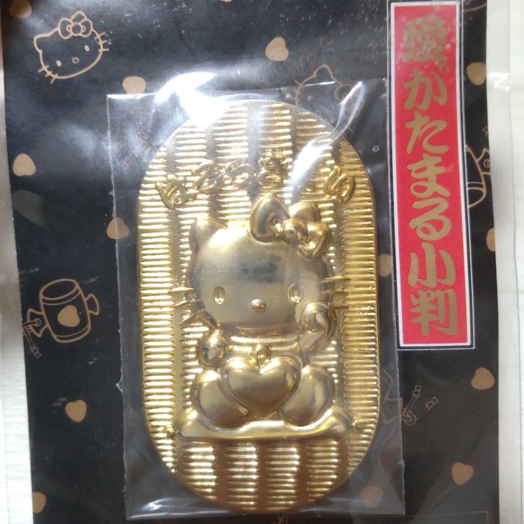 新品】超希少 レトロ 1998 ハローキティ 愛がたまる小判 はろうきてい