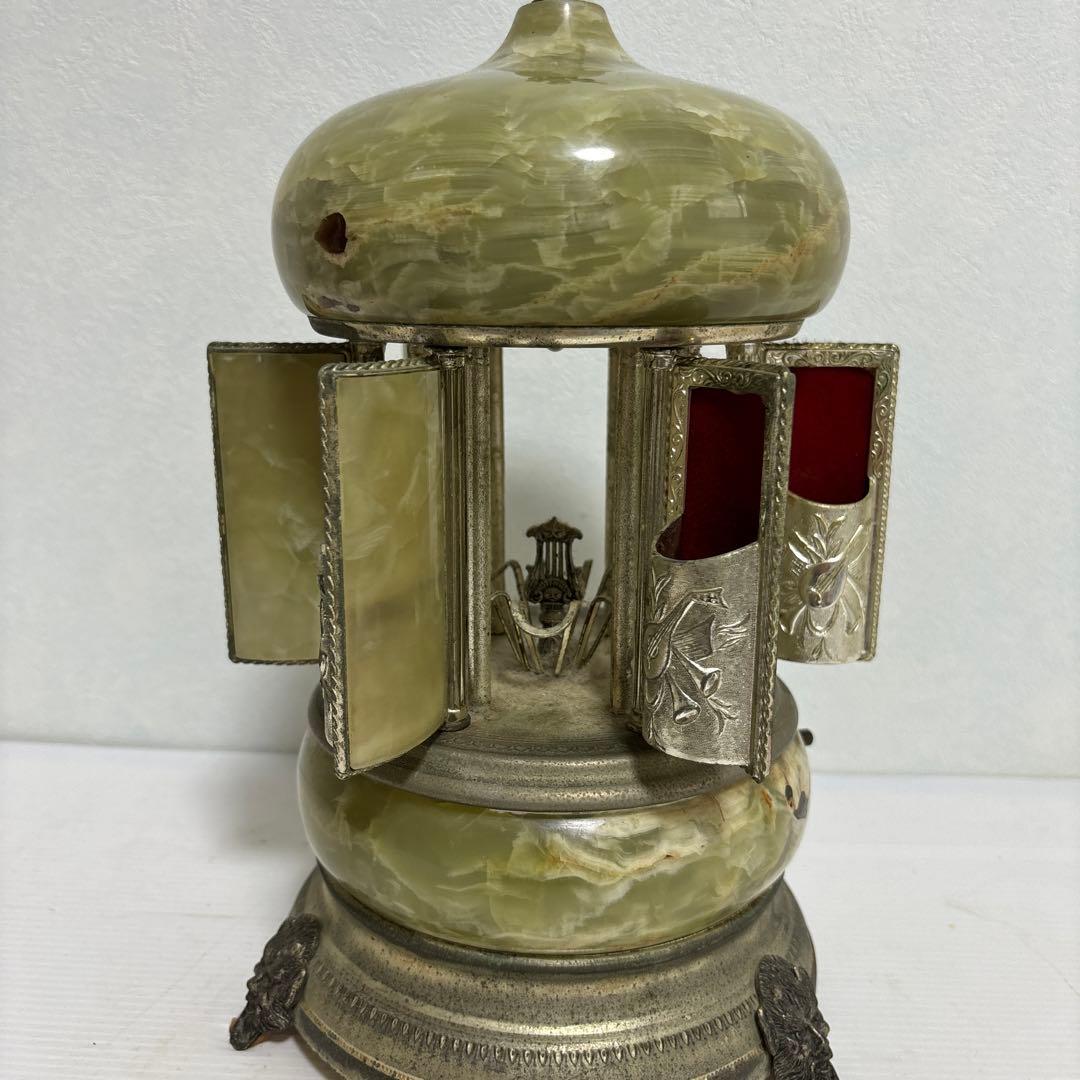 レトロ ヴィンテージ REUGE リュージュ からくりオルゴール 葉巻ケース