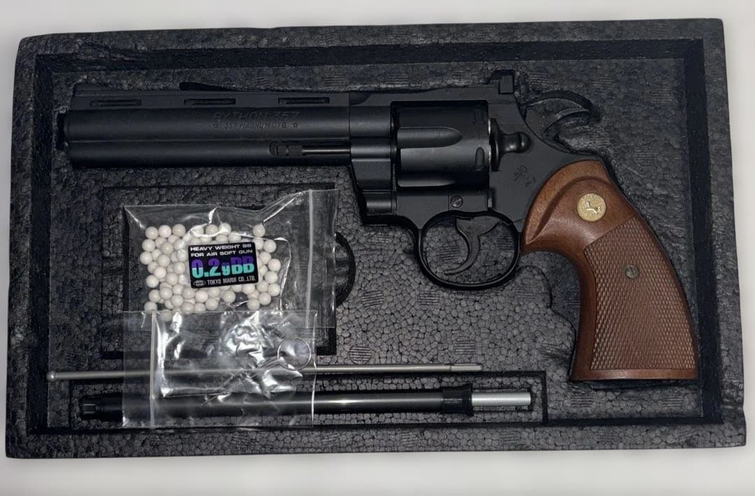 COLT PYTHON 357mag ガスガン 6inch コルトパイソン357 COLT PYTHON .357magnum 6inch 