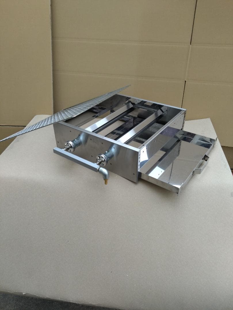 焼物グリラー 幅450x奥450 業務用 LPガス式 網焼き器 プロパン 海の