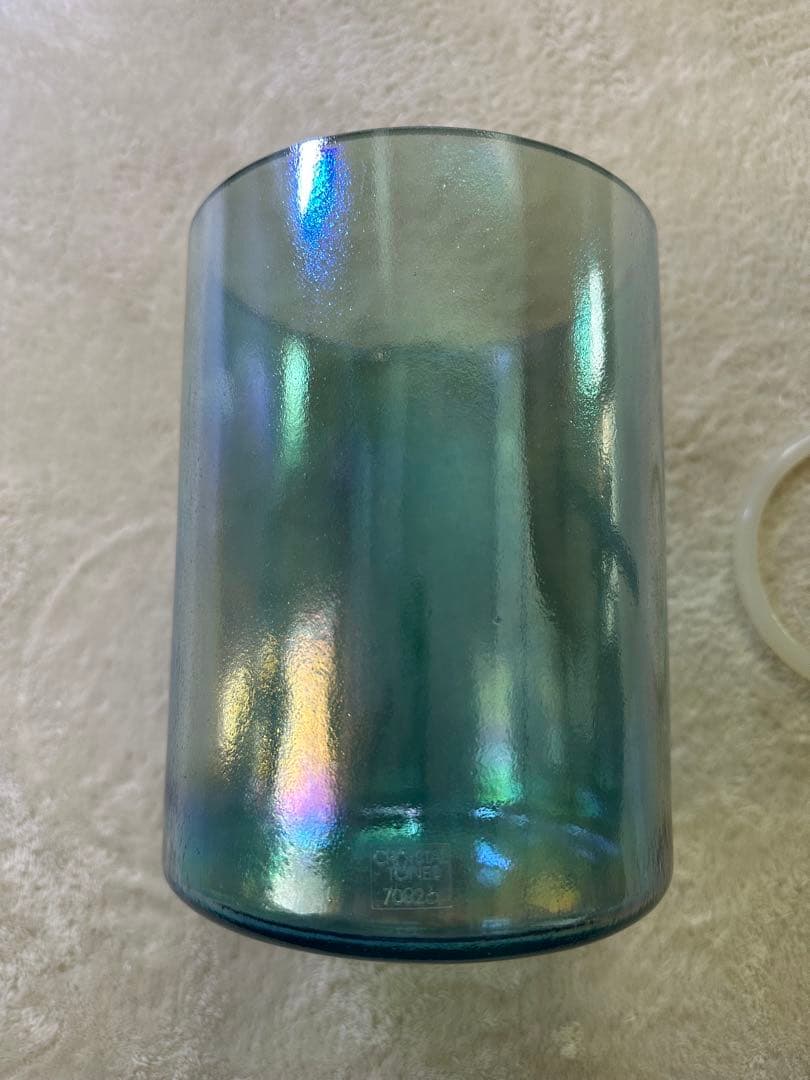 アクアオーラゴールドプラチナ 6インチ　C#+20 アーカンソー産アクアオーラクリスタル - 海福雑貨通販部