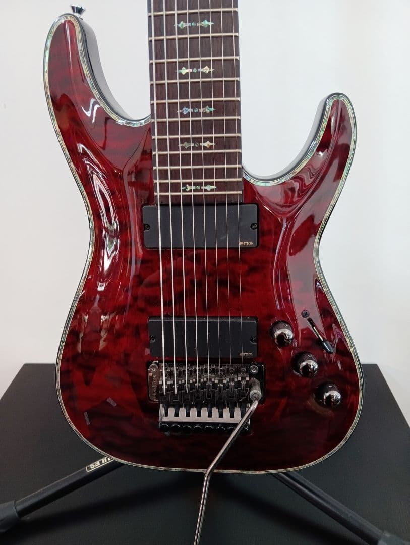 希少schecter diamondseries8弦ギター HELLRAISER Schecter Guitar Research Hellraiser C-8 Electric Guitar Black