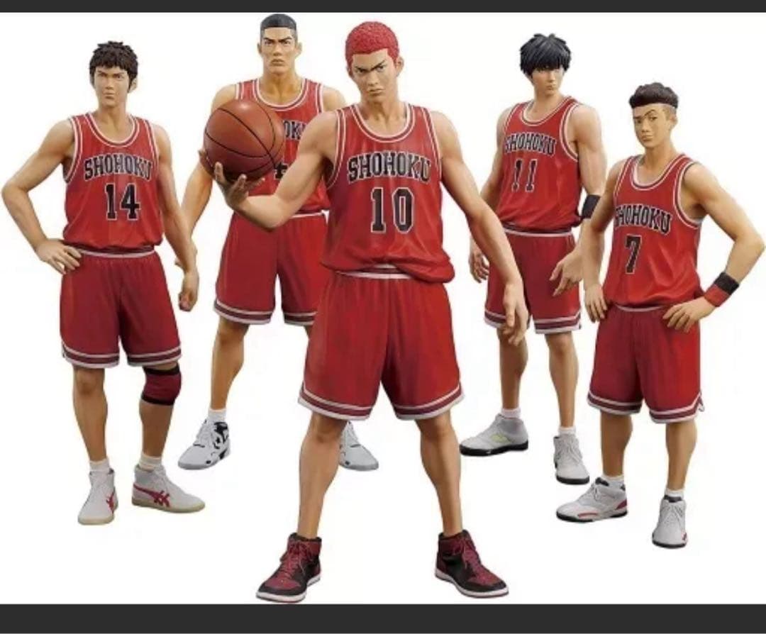 SHOHOKU バスケットボールフィギュア 5体セット 通常版One and Only『SLAM DUNK』 SHOHOKU STARTING MEMBER SET